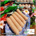 SoGood frozen sausage CHICKEN PREMIUM GARLIC So Good Food 6" 15cm 5pcs 300g